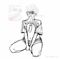 13_cards 13_карт 2boys dick gay lifting_shirt meme_reference nerd pecfuck russian_text text twink yaoi вару_(13_карт)