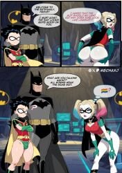 batman_(series) crossdressing dc femboy harley_quinn robin_(dc) trap