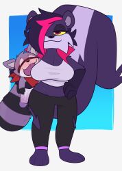 rambley raccoon from indigo park by crushpepper