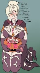 2020 big_breasts bimbo body_writing brain_drain breasts bukkake busty candy dated female halloween hentai mercy overwatch tagme witch_mercy xxxx52
