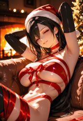 tifa lockhart from christmas