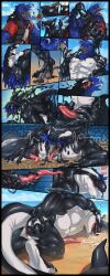 absurd_res anal anthro anus_focus ass avian barazoku beach big_muscles bird blue_eyes bodily_fluids breath butt_focus cetacean claws clothing comic corvid corvus_(genus) crow cum cyprinid cypriniform dolphin duo erection feral fish genital_fluids genitals gills goo_creature goo_transformation growth hi_res latex long_penis long_tail looking_pleasured male male/male mammal marine masturbation mind_control muscular muscular_anthro muscular_male oceanic_dolphin open_mouth orca oscine outside passerine penis permanent permanent_transformation ripping saliva sand seaside sequence size_difference size_transformation sky slime smile snout solo species_transformation surrendering tail tail_burst tears teeth text thick_tail tongue toothed_whale transformation transformation_comic unknown_species verenix_(winterscout) water wide_crotch wings yaf_(yaflee) yaflee