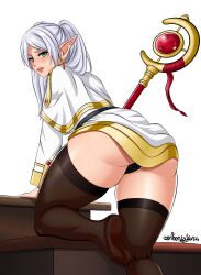 frieren from frieren beyond journey's end by senbonzakuraart
