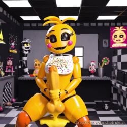 ai_generated cum cum_explosion cumshot futa_focus futa_solo futanari handjob intersex jerking jerkingoff masturbation no_sound penis semen solo solo_futa tagme toy_chica_(fnaf) toy_chica_(love_taste) video
