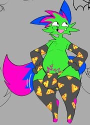 1boy anthro bulge bulge_through_clothing furry kevin_(nyanwolf) lewdsnail nyanwolf tagme thick_thighs thong