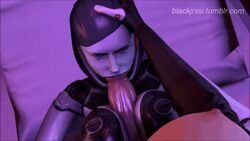 3d animated big_penis black_hair blackjr breasts cyborg edi faceless_character faceless_futanari fellatio female futa_on_female futa_pov futanari hair head_grab huge_cock huge_filesize human intersex interspecies large_breasts light_skin machine mass_effect miranda_lawson oral outfit paizuri penis perspective pov robot smile smiling source_filmmaker speaking suit