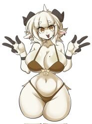 big_breasts breasts character_request cleavage female furry huge_breasts lucyfercomic tagme thick_thighs wide_hips