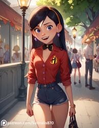 ai_generated girl purple_eyes superheroine the_incredibles violet_parr