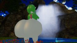 3d 3d_(artwork) big_ass big_breasts breasts bubble_butt female gardevoir huge_ass huge_breasts pokemon pokemon_(species) tagme thick_thighs vanessa_(zer0264) wide_hips zer0264