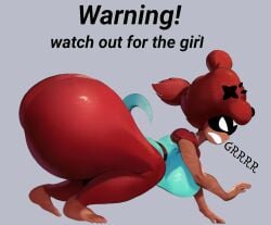 1girls aged_up angry barefoot brawl_stars dark-skinned_female fat_ass fat_butt huge_ass huge_breasts hyper hyper_ass nita_(brawl_stars) senior_garabato solo solo_female thick_thighs voluptuous wide_hips