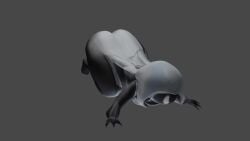 2918_bees_worked_on_this 3d 3d_animation alien alien_humanoid ass_up black_body blender_(software) daily_reminder_to_not_kill_yourself female_focus female_only fucked_up_the_hands_:( fucked_up_the_hood hooded made_by_four_racoons no_sound original original_character original_character? smigaman speeeen spinning tagme video white_eyes