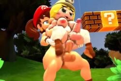 2futas 3d animated balls_touching blackchaos64 futa_on_futa futa_only futanari goombella hung_bottom maria_(detnox) mario_(series) no_sound paper_mario rule_63 tagme video