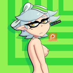 bust_portrait inkling marie_(splatoon) nude oz_the_freak pointy_chin splatoon