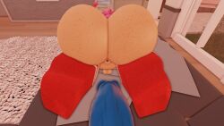 1boy 3d anus anus_focus balls big_ass breadcrumbsrr34 dildo doggy_style femboy feminine_male flaccid freckles freckles_on_ass gay huge_ass imminent_penetration male male_only micropenis pink_hair presenting presenting_anus presenting_hindquarters puffy_anus roblox robloxian sex_toy short_hair shortstack small_balls small_penis thick_ass thick_thighs thighhighs thighs tiny_penis