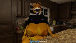 3d animated areola areolae bellavr big_breasts big_thighs boobs_out breasts breasts_bigger_than_head breasts_out five_nights_at_freddy's five_nights_at_freddy's_2 furry furry_breasts furry_female furry_only hanging_breasts hyper hyper_areola hyper_breasts hyper_nipples hyper_thighs kitchen looking_at_viewer looking_pleasured monster monster_girl nipples no_sound round_boobs round_breasts tagme taller_girl thighs tits_out tongue tongue_out toy_chica toy_chica_(cyanu) toy_chica_(fnaf) video vr vr_media vrchat vrchat_avatar vrchat_media vrchat_model