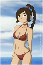 1girls avatar_legends avatar_the_last_airbender bikini cartoongirls fire_nation nonbender red_bikini swimsuit ty_lee