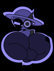 1boy ass_focus big_ass big_butt cosmo_(spacebotbutt3k) male male_only non-human_only outline penis simple_coloring spacebotbutt3k tagme toony