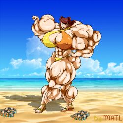 abs biceps breasts female hyper hyper_breasts hyper_muscles kujikawa_rise matl muscles muscular muscular_arms muscular_female muscular_legs muscular_thighs pecs persona persona_4