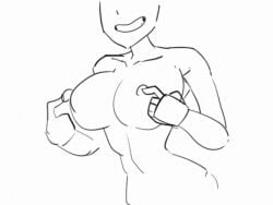 2024 2d 2d_animation amonzone animated animated big_breasts nipple_play original sketch white_background