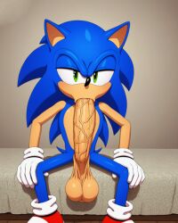 ai_generated huge_cock hyper_penis saggy_balls selfsuck solo sonic_the_hedgehog sonic_the_hedgehog_(series) tagme