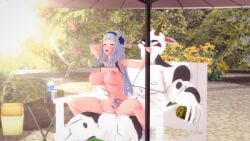 3d animated beach big_breasts bikini bouncing_breasts exhibitionism fairy_tail grabbing huge_cock koikatsu monster monster_sex panties panties_down rolling_eyes size_difference sorano_aguria sweat tagme taurus_(fairy_tail) vaginal_penetration video white_hair xcalibur