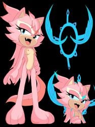 1girls anthro breasts eileen_the_wolf fan_character fangs female j_nsfw looking_at_viewer nude original_character pussy solo sonic_(series) sonic_oc tagme teeth