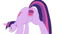 1girls animal animated anus ass dildo equine friendship_is_magic furry horn kanashiipanda magic masturbation my_little_pony penetration pussy rear_view solo tail twilight_sparkle_(mlp) unicorn