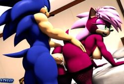 3d ai_generated ass blue_body breasts incest incest_(lore) magenta_fur male/female novelai pink_hair sex sonia_the_hedgehog sonic_(series) sonic_the_hedgehog sonic_the_hedgehog_(series) sonic_underground sonic_x_sonia straight veiny_penis