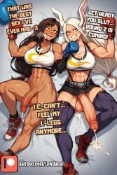 2futas abs ai_assisted ai_generated armpits big_breasts big_penis box boxing_gloves boxing_ring bunny_ears catfight choker competition competitive_sex dialog dialogue dominant domination/submission erect_penis erection fight fit fit_futanari futa_only futa_sans_pussy futadom futadom_caption futanari huge_breasts huge_cock lewdunari light-skinned_futanari light_skin mirko miruko muscular_futanari my_hero_academia partially_clothed thick_penis thick_thighs veiny veiny_penis