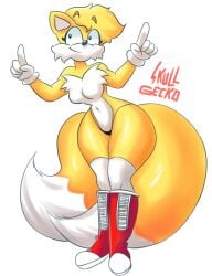 big_ass big_butt fanart female female_only hip_focus hips rule63 rule_63 sega self_upload skull_gecko sonic_(series) sonic_the_hedgehog_(comics) sonic_the_hedgehog_(series) tails tails_the_fox tailsko thick thick_ass thick_hips thick_legs thick_thighs