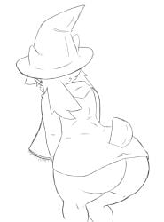 1boy ass_focus breedable deltarune fat_ass femboy fuckable ralsei sissy sketchssketchs thick_thighs