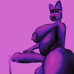 1:1 2024 anonymous_character anthro balls big_balls big_breasts big_penis bodily_fluids breasts clothing cum cum_drip digital_media_(artwork) dripping drone dronesuit genital_fluids genitals gynomorph hi_res huge_cock hyper hyper_genitalia hyper_penis intersex latex latex_clothing latex_mask latex_skinsuit mask penis shaded skinsuit solo thick_thighs tight_clothing wholle