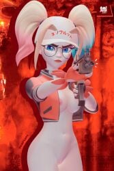 dc dc_comics harley_quinn harley_quinn_(cosplay) harley_quinn_(multiversus) harley_quinn_(suicide_squad_game) nebflut nebflutplus