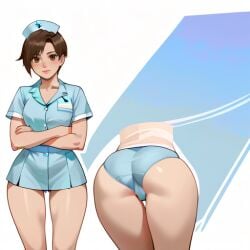 ai_generated amy_dallon cute nurse parahumans