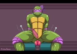 anal anal_masturbation anal_sex animal_genitalia animated anthro dildo dildo_in_ass dildo_insertion donatello_(tmnt) erection genital_slit genitals knot knotted_dildo male male_only masturbation mishajeans object_in_ass penetration penis reptile scalie sex_toy sex_toy_in_ass sex_toy_insertion solo teenage_mutant_ninja_turtles tmnt turtle