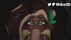 1boy 1girls 3d cute dark-skinned_female dark_room deep_throat deepthroat deepthroat_no_hands female furry grand_festival_(splatfest) hands-free human_on_humanoid interspecies lriko3d marina_(grand_festival) marina_(splatoon) marina_(wo262) now_or_never_earrings octoling oral oral_sex petite pov skinny slim splatfest splatoon tagme