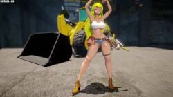 1girls 3d animated ass ass_focus blonde blonde_hair booty_shorts bouncing_breasts breasts brown_boots bubble_butt bulldozer construction_equipment construction_site construction_worker dancing denim_short_shorts denim_shorts dumptruck_ass dumptruck_butt ecchi jic_jic micro_shirt micro_shorts mikumikudance mmd music music_video purple_eyes rooster_teeth rwby tan_skin thick_thighs vehicle video white_shirt yang_xiao_long