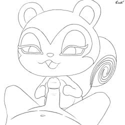 animal_crossing animated chibi female furry human looking_at_penis naizuri no_color paizuri pecan_(animal_crossing) penis simski size_difference sketch small_breasts smaller_female squirrel tagme titfuck titjob video