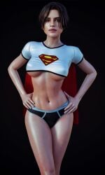 1female 1girls 3d 3d_(artwork) 3d_artwork 3dx abs agent_4_tea_se7en athletic athletic_female bedroom_eyes belly belly_button black_briefs black_hair black_panties black_underwear breasts briefs brown_eyes cape capelet crop_top cropped_shirt dc dc_comics dc_extended_universe dcau female female_focus female_only fit fit_female fully_clothed hands_on_hips high_resolution highres kara_danvers kara_zor-el legs legs_crossed lips looking_at_camera looking_at_viewer midriff midriff_baring_shirt no_pants oil oiled oiled_body oiled_skin oily panties petite petite_body petite_breasts petite_female petite_girl pinup pinup_girl pinup_girls pinup_pose pout pouty pouty_lips red_cape red_capelet render revealing_clothes sasha_calle seductive seductive_eyes seductive_gaze seductive_look seductive_mouth shiny shiny_clothes shiny_hair shiny_skin shirt short_cape short_hair skimpy_clothes skinny skinny_female skinny_girl skinny_waist small_boobs small_breasts solo solo_female solo_focus standing stomach sultry sultry_eyes sultry_gaze supergirl supergirl_(dceu) supergirl_(sasha_calle) supergirl_(series) superhero superheroine t-shirt thighs tight_clothes tight_clothing tight_fit tight_shirt tight_t-shirt tomboy too_small_clothes tummy underboob underbust underwear white_shirt white_t-shirt