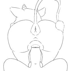 animal_crossing animated anus assertive_female bovine female furry looking_at_viewer looking_back male/female no_color patty_(animal_crossing) penis reverse_cowgirl_position simski sketch tagme vaginal_penetration video