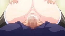 1boy 1girls animated big_breasts breasts censored duo female honoo_no_haramase_oppai_ero_appli_gakuen huge_breasts kisaragi_kyouko large_breasts looping_animation male no_sound pink_pineapple screencap sex tagme vaginal_penetration video