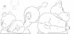 animal_crossing animated anus ass being_watched binoculars bovine duo female furry gif human no_color patty_(animal_crossing) pecan_(animal_crossing) presenting_hindquarters presenting_pussy simski size_difference sketch squirrel stretching villager_(animal_crossing) yoga yoga_mat