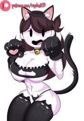 big_breasts breasts cat_lingerie female jaiden jaiden_animations raydonxd solo