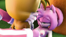 amy_rose big_breasts furry jacitheanimator missionary_position plap_(sound) sonic_(series) sonic_the_hedgehog_(series) tagme tails tails_the_fox video