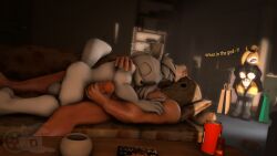 3d 3d_(artwork) adam_(juicyducksfm) after_sex alcohol alex_the_human_(armada) anthro armada_(artist) balls beer beverage beverage_can big_balls big_penis bodily_fluids bottle canid canine canis clothed clothing container digital_media_(artwork) drunk duo fan_character furniture gay genitals hi_res human idw_publishing juicyducksfm lying lying_on_another male male/male male_on_anthro mammal masturbation muscular muscular_male nude penis saliva sega shocked shopping_bag sleeping sleeping_together sofa sonic_(series) sonic_the_hedgehog_(comics) sonic_the_hedgehog_(idw) sonic_the_hedgehog_(series) source_filmmaker substance_intoxication whisper_the_wolf wolf