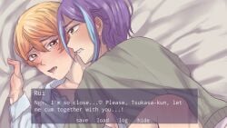 2boys dialogue dialogue_box gay kamishiro_rui project_sekai tenma_tsukasa