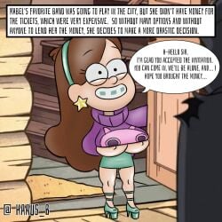 big_breasts big_penis comic cum cum_in_face dialogue disney english english_text gravity_falls haaus_b high_heels mabel_pines massive_breasts money prostitution slutty_outfit text text_box tight_clothing