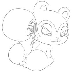 :o animal_crossing anus ass ass_focus fart fart_cloud fart_fetish female looking_at_viewer mp4 pecan_(animal_crossing) simski sketch smug squirrel tagme video