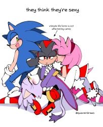 amy_rose ass_in_face bisexual blaze_the_cat blue_fur blush cat_ears cat_humanoid clothed_female_nude_male drugged hedgehog_humanoid humor licking_face pink_body purple_fur quavernsfw sexual_hugging shadow_the_hedgehog sonic_(series) sonic_the_hedgehog sonic_the_hedgehog_(series) tagme twerking