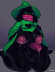 1futa 2024 absurd_res alternate_version_available anthro anthro_only areola ass balls belly big_areola big_ass big_balls big_breasts big_penis big_thighs black_body black_fur blush blushing bodily_fluids boobs bovid breasts breasts_bigger_than_head butt caprine clothed clothing cute deltarune digital_media_(artwork) dress erection eyewear fluffy fluffy_fur foreskin foreskin_folds front_view full_body fur furry furry_only futa_focus futa_only futanari genital_fluids genitals glasses goat green_dress gynomorph headgear headwear hi_res huge_breasts humanoid humanoid_genitalia humanoid_penis intersex kneeling lactating lactation large_breasts large_thighs legs_together lifting_dress mammal nipples no_underwear on_knees penis precum precum_drip presenting presenting_penis ralsei ralsei_with_black_fur red_scarf revealing seduction semi-erect signature simple_background slightly_chubby slightly_chubby_anthro slightly_chubby_gynomorph slightly_chubby_intersex soft soft_thighs solo solo_focus solo_futa thick_thighs thighs tummy tussamag undertale_(series) undressing white_eyes witch_hat